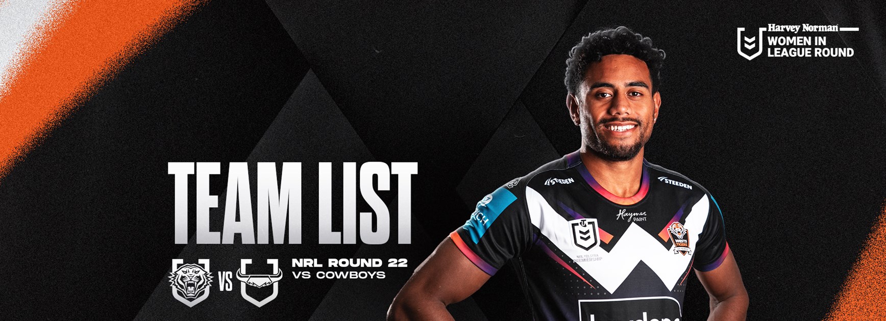 Team List: NRL Round 22 vs Cowboys