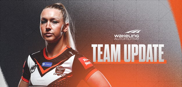 Team Update: NRLW Round 2 vs Titans