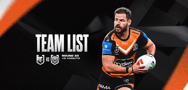 Team List: NRL Round 23 vs Knights