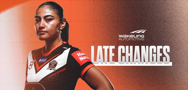 Late Changes: NRLW Round 3 vs Roosters