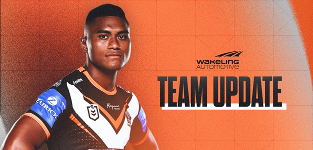 Team Update: NRL Round 23 vs Knights