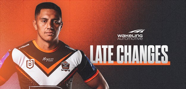 Late Changes: Round 23 vs Knights