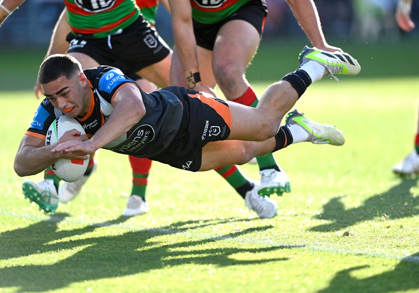 Da Silva scores against the Bunnies in Gosford 