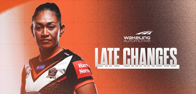 Late Changes: NRLW Round 4 vs Eels