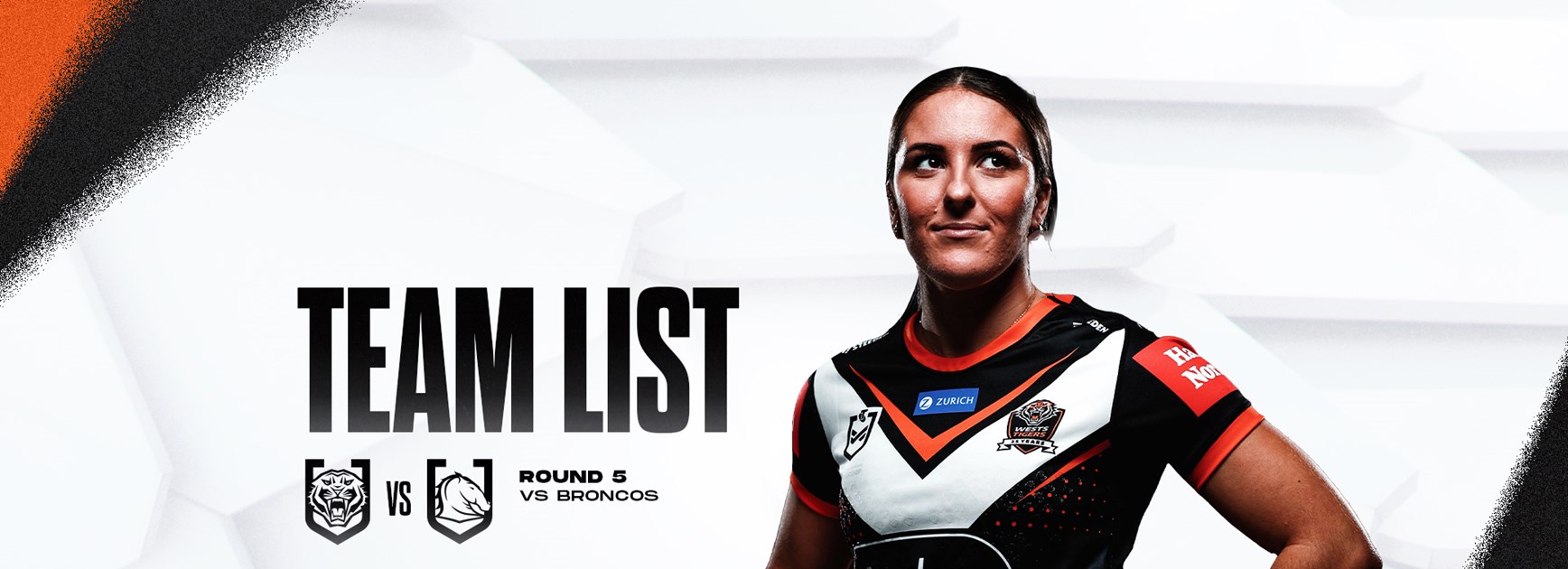 Team List: NRLW Round 5 vs Broncos