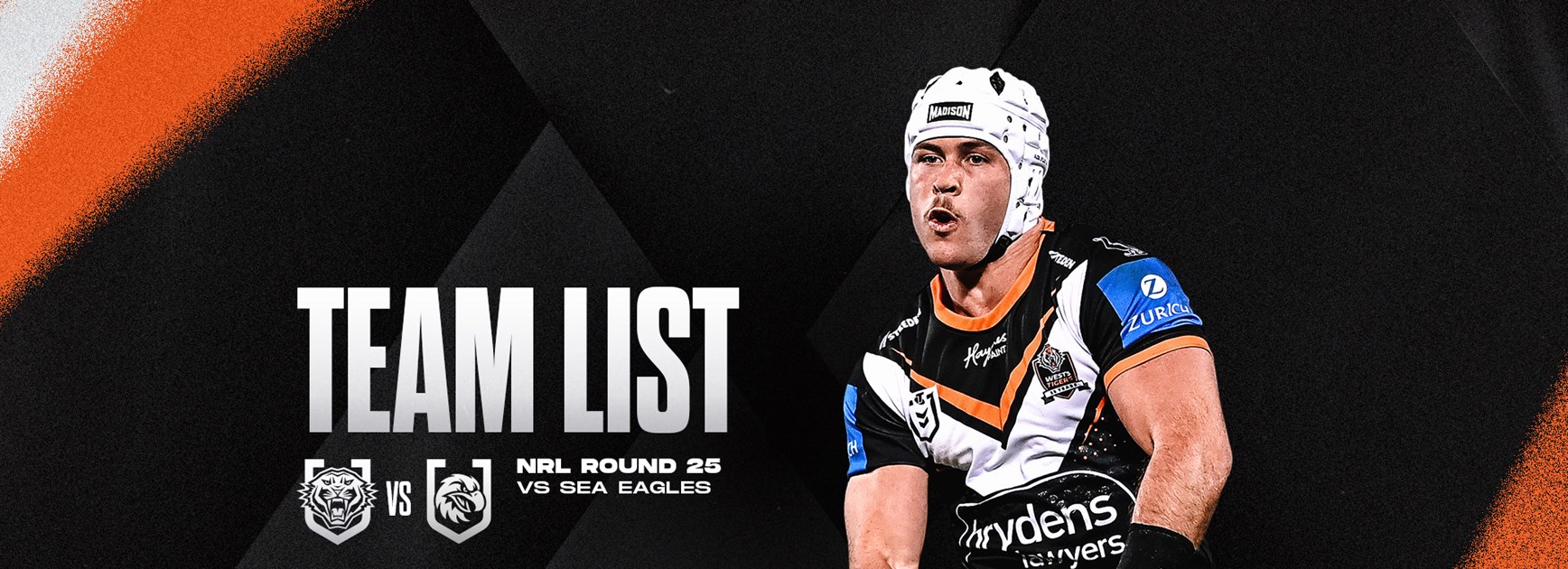 Team List: NRL Round 25 vs Sea Eagles