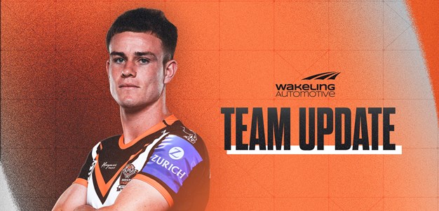 Team Update: NRL Round 25 vs Sea-Eagles