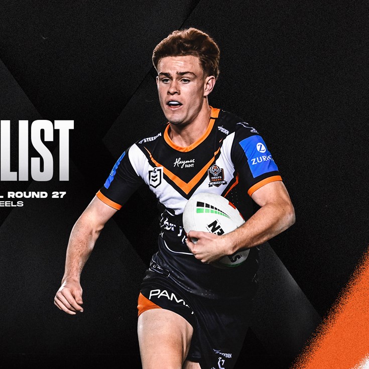 Team List: NRL Round 27 vs Eels