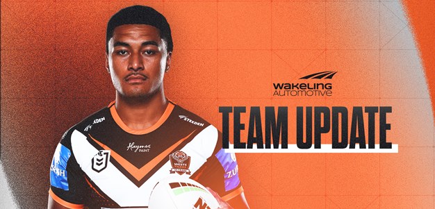 Team Update: NRL Round 27 vs Eels