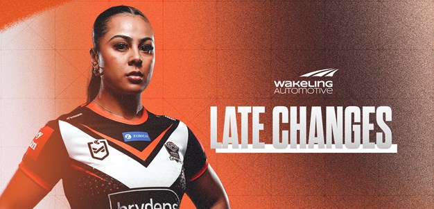 Late Changes: NRLW Round 8 vs Dragons