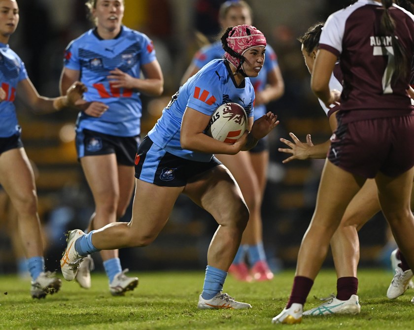 Claudia Brown features for NSW U/19s earlier this year