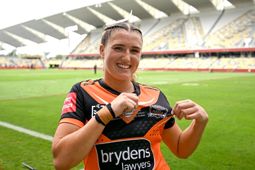 McGrath after her NRLW debut against the Cowboys in Round 7