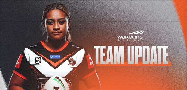 Team Update: NRLW Round 8 vs Dragons