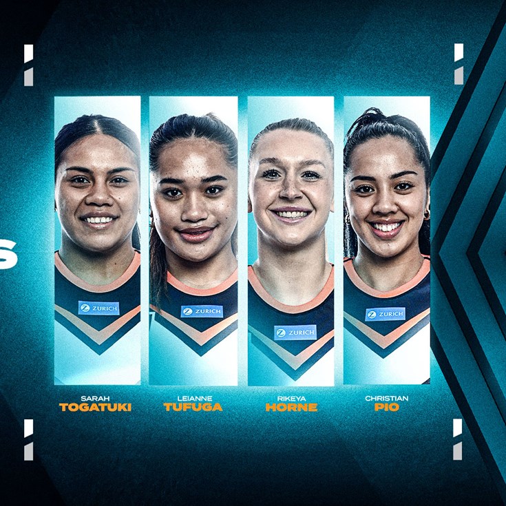 Contenders for NRLW Players' Champion Award