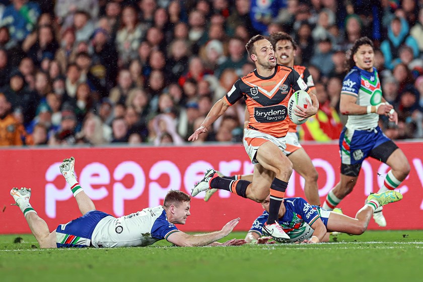 Brooks played his final game for Wests Tigers in Round 24, 2023 in Hamilton