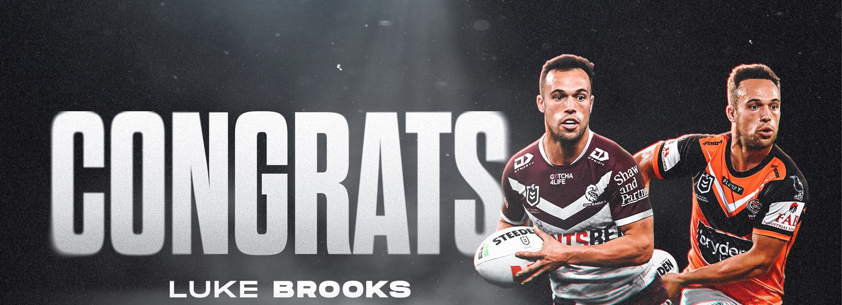 Congratulations Luke Brooks