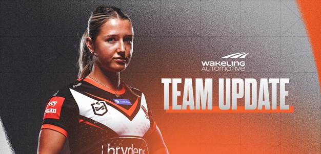 Team Update: NRLW Round 9 vs Sharks