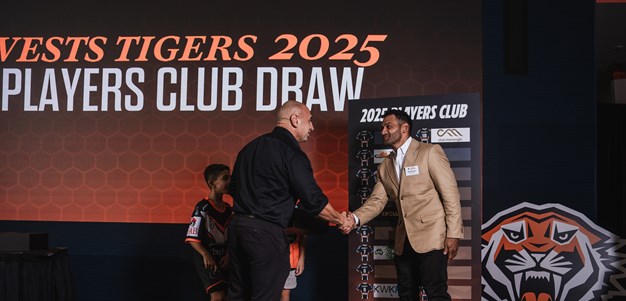 Wests Tigers thank Players Club partners