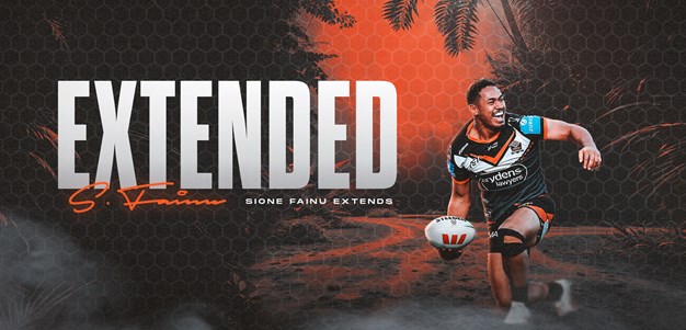 Sione Fainu upgraded and extended