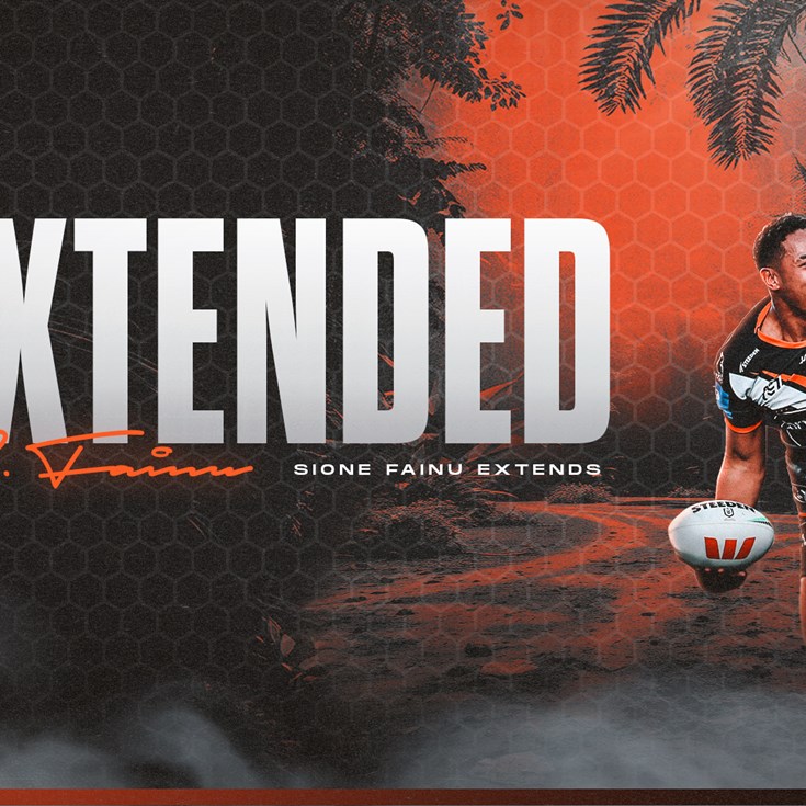 Sione Fainu upgraded and extended