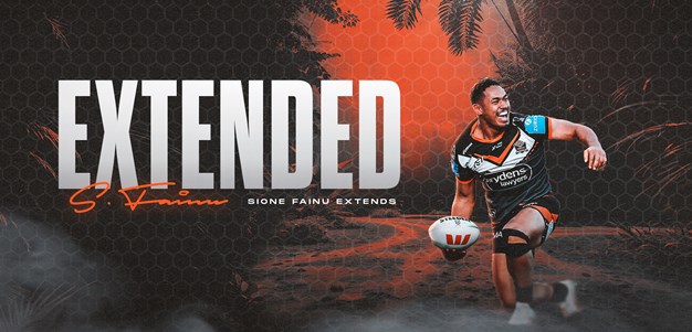 Sione Fainu upgraded and extended