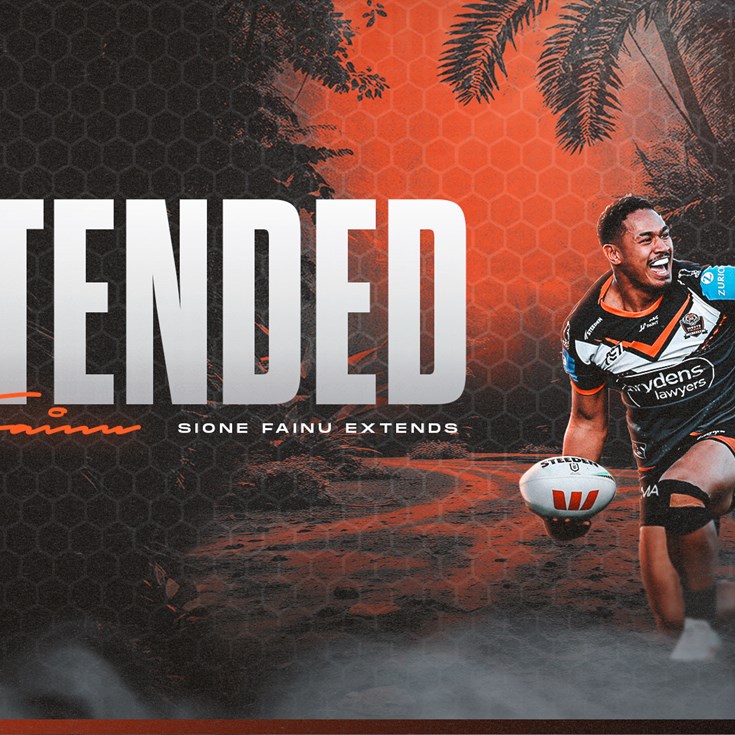 Sione Fainu upgraded and extended