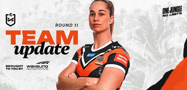 Team Update: NRLW Round 11 vs Warriors